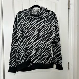 Zebra Print Hoodie